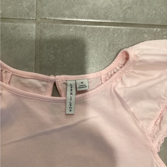 Pink Ruffled Kids Top - Picture 4 of 4